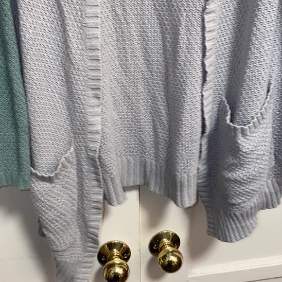 BDG Gray Turquoise Medium Cardigan Sweater - Picture 9 of 10